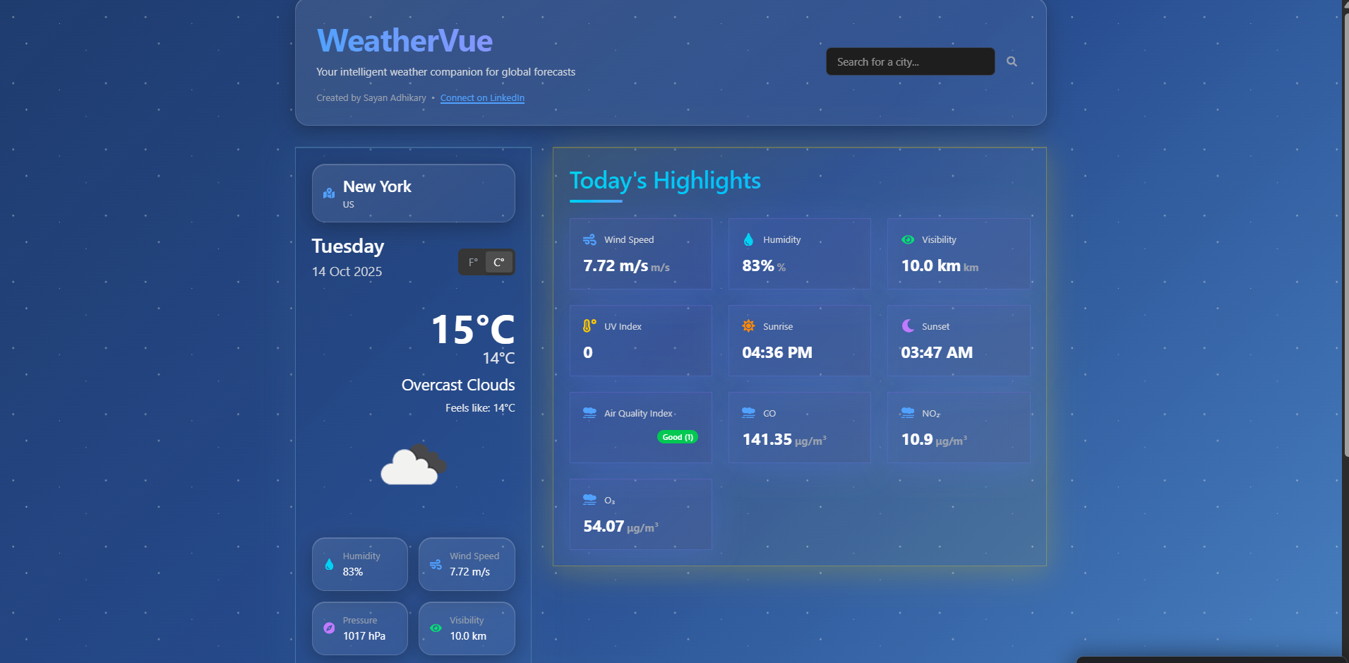 Weather App 🌤️